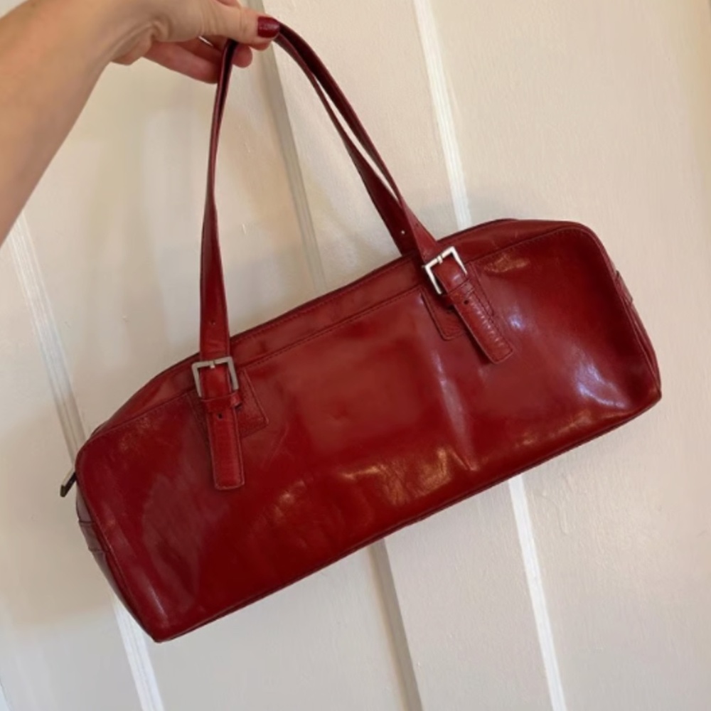 Hobo International Burgundy Vintage Y2K East West Bag